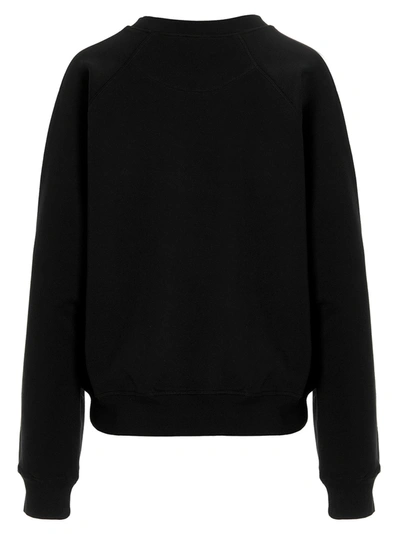 Shop Vivienne Westwood Logo Embroidery Sweatshirt Black