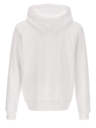 Shop Dsquared2 Printed Hoodie Sweatshirt White