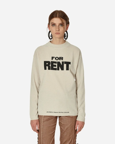 Shop Erl For Rent Sweater In White