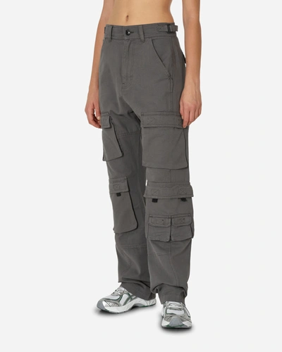 Shop Martine Rose Twist Seam Cargo Pants In Grey