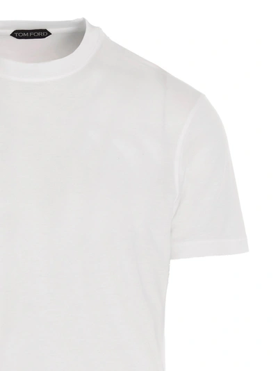 Shop Tom Ford Basic T-shirt In White