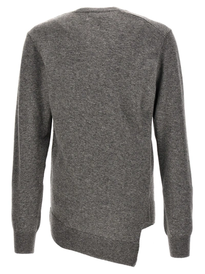 Shop Comme Des Garçons Shirt Comme Des Garcons Shirt X Lacoste Sweater Sweater, Cardigans Gray