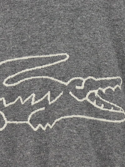 Comme Des Garçons Shirt Comme Des Garcons Shirt X Lacoste Sweater In Gray