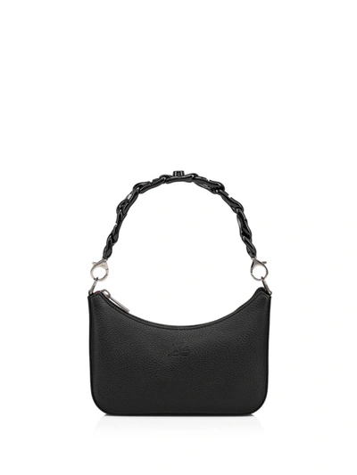 Shop Christian Louboutin Loubila Chain Mini Shoulder Bag In Nero