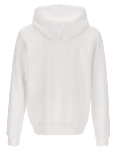 Shop Dsquared2 Printed Hoodie In White