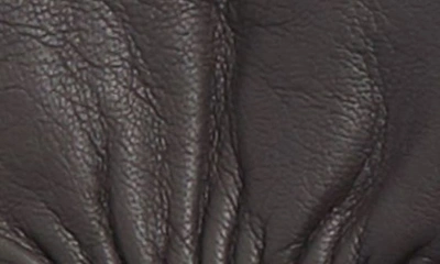 Ugg Faux Fur Lined Captain Pieced Leather Glove In Brown