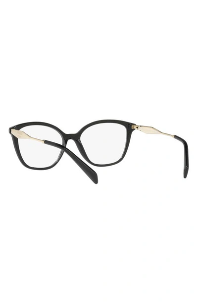 Shop Prada 52mm Butterfly Optical Glasses In Black