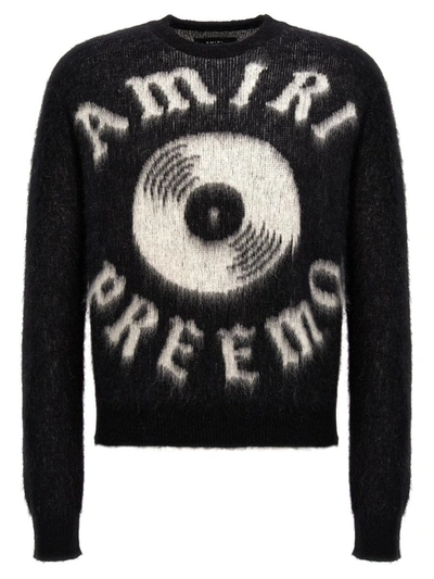Shop Amiri ' Premier' Sweater In White/black