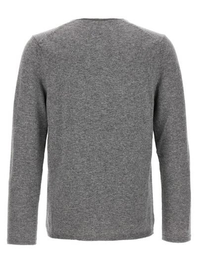 Comme Des Garçons Shirt X Lacoste Crew Neck Sweater In Gray
