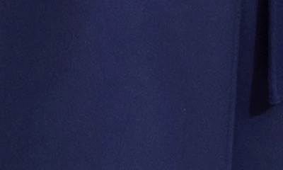 Belle & Bloom Boss Girl Double-breasted Lined Wool Coat In Midnight Blue