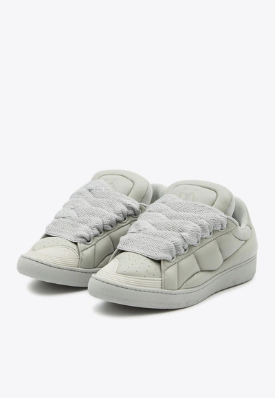 Shop Lanvin Curb Xl Low-top Sneakers In Gray