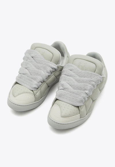 Shop Lanvin Curb Xl Low-top Sneakers In Gray