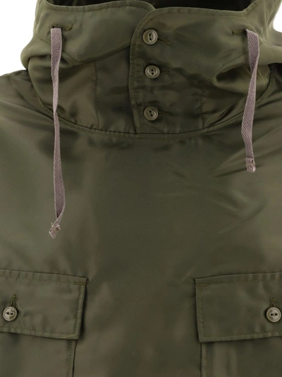 Shop Engineered Garments "cagoule" Shirt In Green