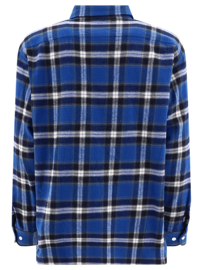 Shop Givenchy "lumberjack" Shirt In Blue