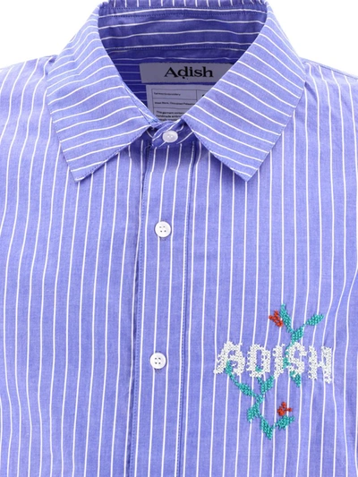 Shop Adish "nafnuf" Shirt In Blue
