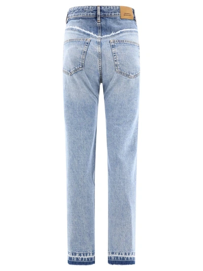 Shop Isabel Marant "noemie" Jeans In Blue