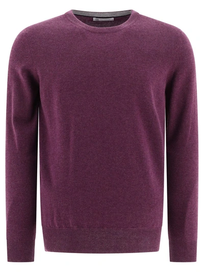 Shop Brunello Cucinelli Cashmere Sweater In Purple