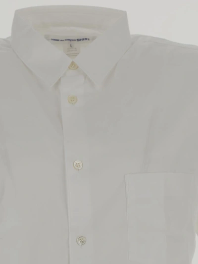 Shop Comme Des Garçons Shirt Slim Fit Shirt In White