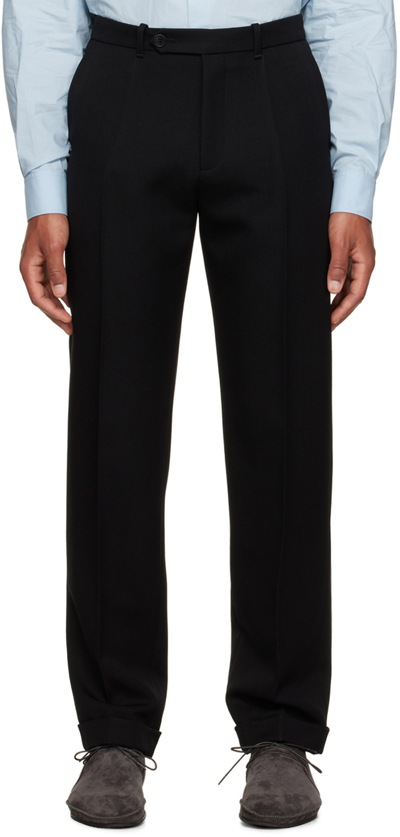 Shop The Row Black Seth Trousers