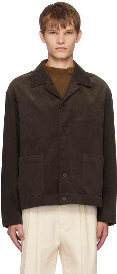 Shop Le17septembre Brown Button Jacket