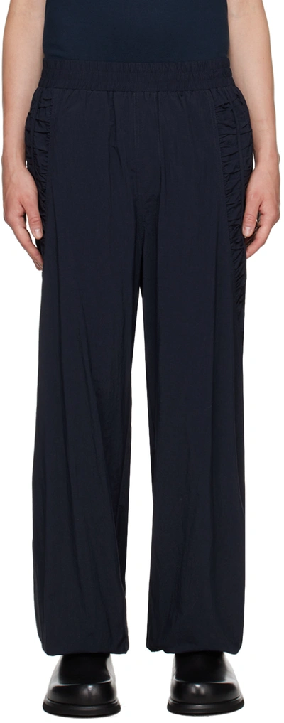 Shop Sage Nation Navy Fossil Track Pants