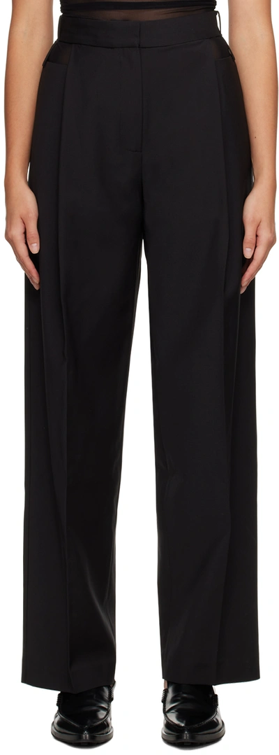 Shop Camilla And Marc Black Alma Trousers In Dblk Black
