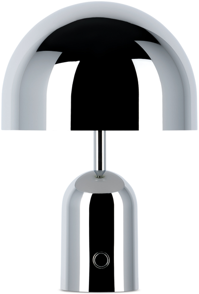 Shop Tom Dixon Silver Bell Portable Table Lamp