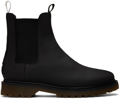 Shop Ekn Black Osier Chelsea Boots In Black Veg