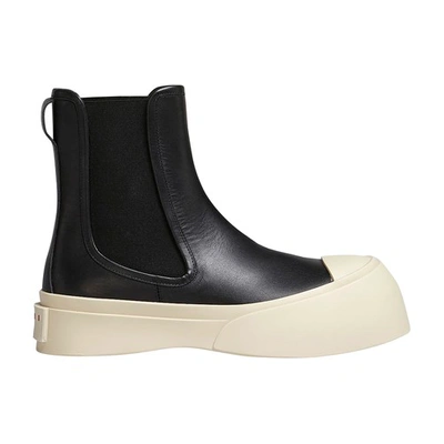 Shop Marni Pablo Chelsea Boots In Nappa Leather In Black