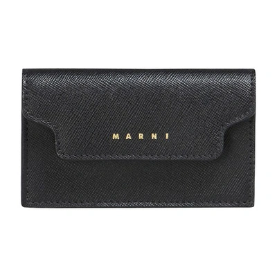Marni Women's Saffiano Leather Business Cardholder