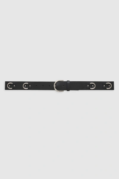 Shop Anine Bing Sheena Belt In Black