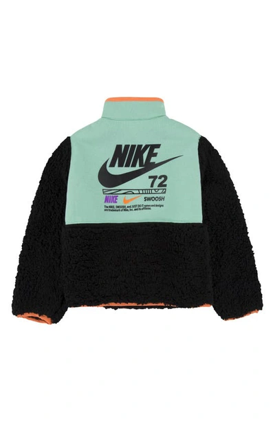 Nike Kids' Sportswear Illuminate Sherpa Half-zip Jacket Toddler Jacket In  Black | ModeSens
