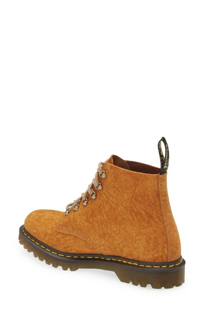 Shop Dr. Martens' 101 Lace-up Boot In Burnt Yellow