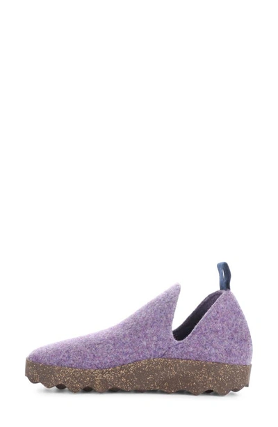 Shop Asportuguesas By Fly London City Sneaker In Purple Tweed/ Felt