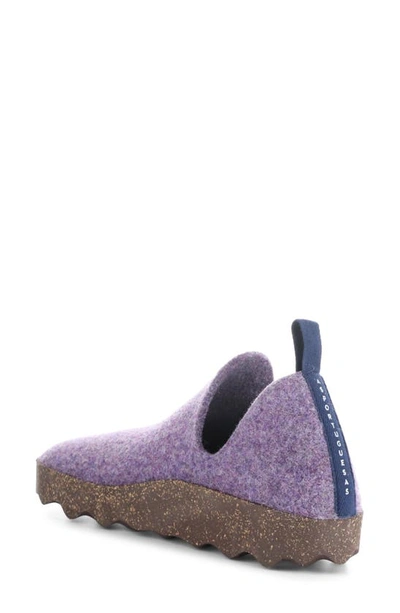 Shop Asportuguesas By Fly London City Sneaker In Purple Tweed/ Felt