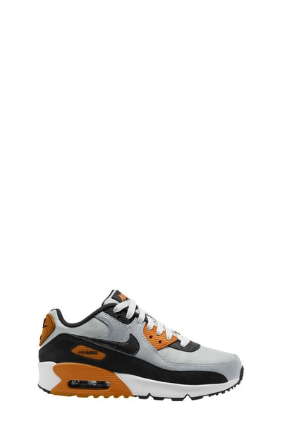 Shop Nike Kids' Air Max 90 Sneaker In Platinum/ Black/ Monarch