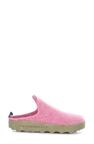 Shop Asportuguesas By Fly London Fly London Come Sneaker Mule In Pink Tweed/ Felt