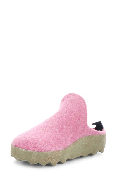 Shop Asportuguesas By Fly London Fly London Come Sneaker Mule In Pink Tweed/ Felt