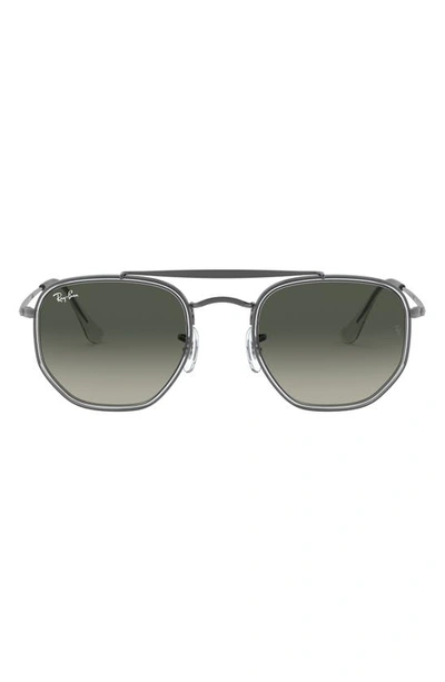 Ray Ban 52mm Aviator Sunglasses In Gunmetal