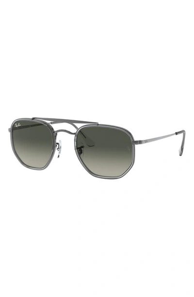 Ray Ban 52mm Aviator Sunglasses In Gunmetal