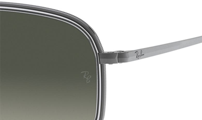 Ray Ban 52mm Aviator Sunglasses In Gunmetal