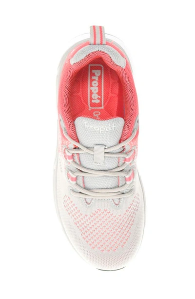 Propét Ultra Sneaker In Grey/ Salmon