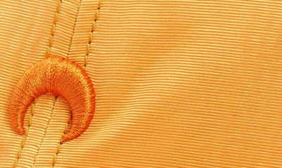Shop Marine Serre Regenerated Moiré Ball Cap In Orange