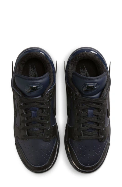 Shop Nike Dunk Low Twist Sneaker In Dark Obsidian/ Black/ Black