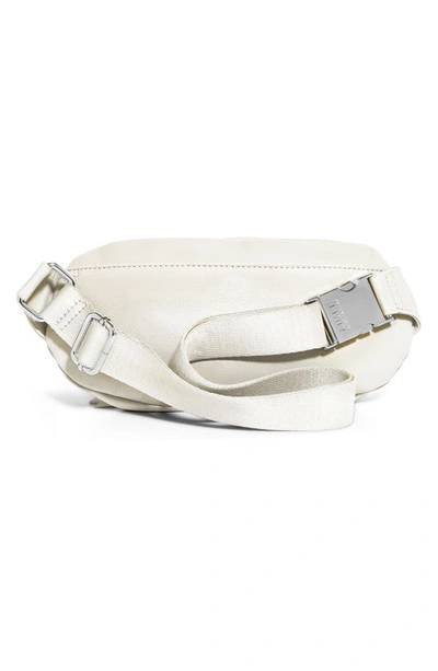 Shop Aimee Kestenberg Milan Belt Bag In Vanilla Ice W Shiny Silver