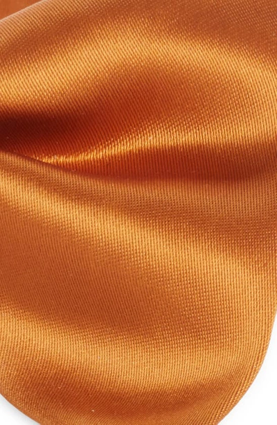 Clifton Wilson Silk Butterfly Bow Tie In Copper