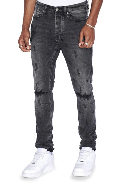 Shop Ksubi Van Winkle Static Black Skinny Jeans