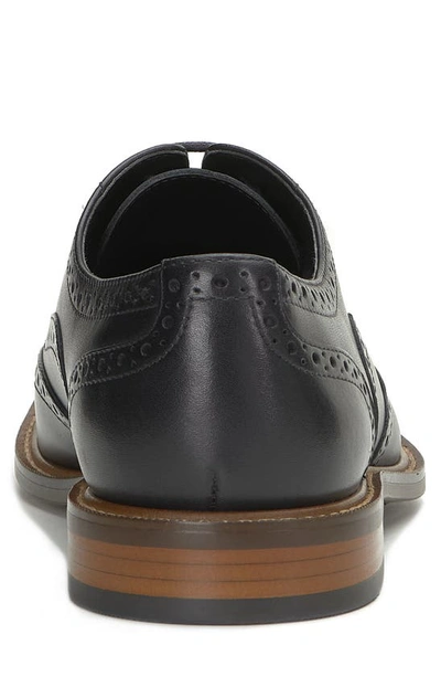 Shop Vince Camuto Lazzarp Leather Oxford Shoe In Black/ Black