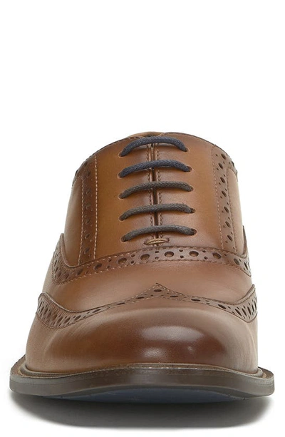 Vince Camuto Lazzarp Wingtip Oxford Shoe In Cognac In Cognac/ Brown