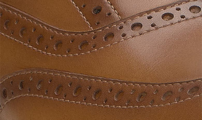 Vince Camuto Lazzarp Wingtip Oxford Shoe In Cognac In Cognac/ Brown